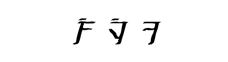 Exodite Distressed Italic  Free Fonts Download