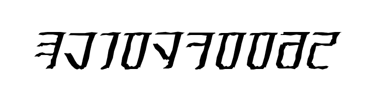 Exodite Distressed Italic  Free Fonts Download