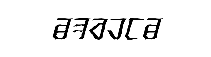Exodite Distressed Italic  Free Fonts Download