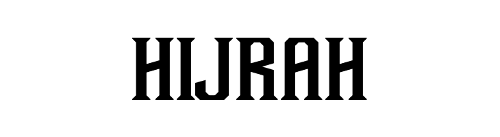 HIJRAH Debute Font