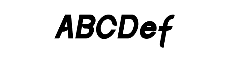 Discreet Bold Inclined  Free Fonts Download