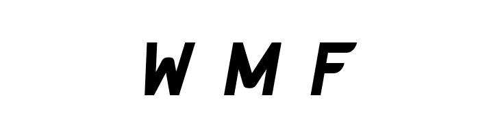 Discreet Bold Inclined  Free Fonts Download