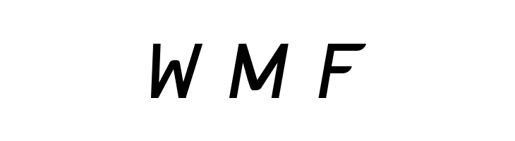 Discreet Inclined  Free Fonts Download