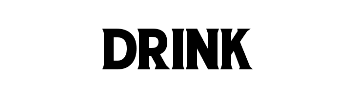 DRINK Chuck Noon Font