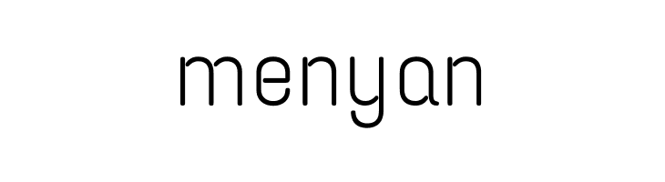 menyan Text Me One Font