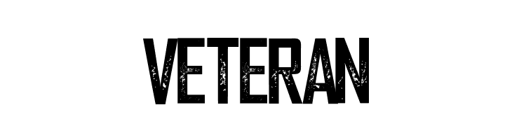 VETERAN We are Depraved Font