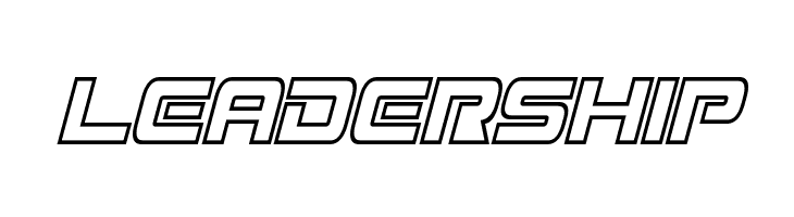 Mission GT-R Hollow Condensed Italic  Free Fonts Download