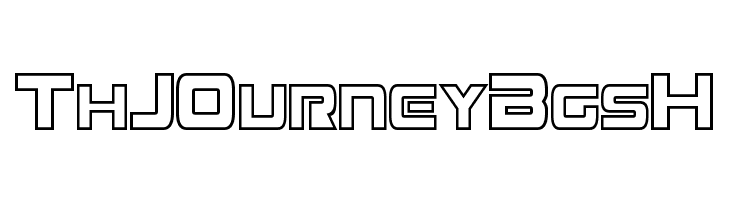 Mission GT-R Hollow Condensed  Free Fonts Download