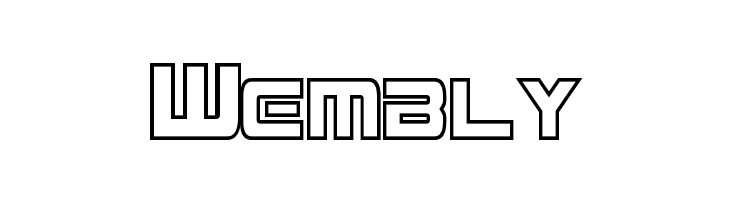 Mission GT-R Hollow Condensed  Free Fonts Download