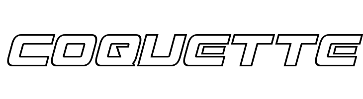 Mission GT-R Hollow Italic  Free Fonts Download