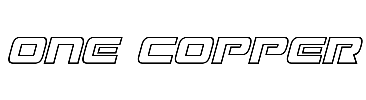 Mission GT-R Hollow Italic  Free Fonts Download