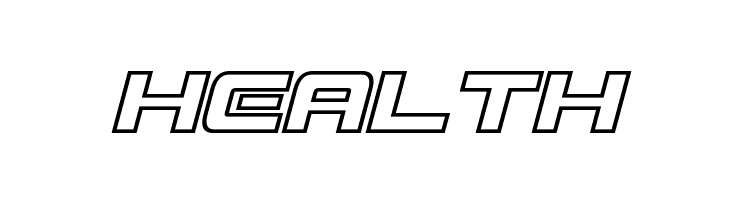Mission GT-R Hollow Italic  Free Fonts Download