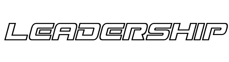 Mission GT-R Hollow Italic  Free Fonts Download