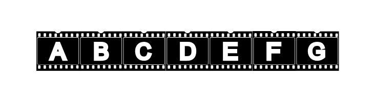 AC Filmstrip  Free Fonts Download