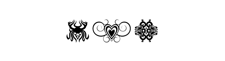 Tribal Tattoo Addict  Free Fonts Download