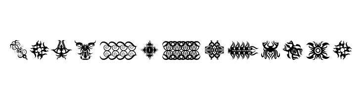 Tribal Tattoo Addict  Free Fonts Download