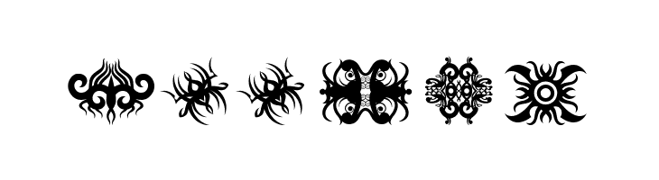 Tribal Tattoo Addict  Free Fonts Download
