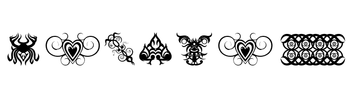 Tribal Tattoo Addict  Free Fonts Download