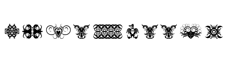 Tribal Tattoo Addict  Free Fonts Download