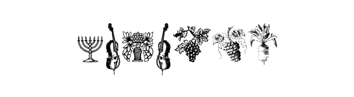 Cornucopia od Dingbats Six  Free Fonts Download