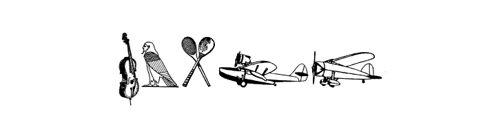 Cornucopia od Dingbats Six  Free Fonts Download