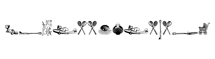 Cornucopia od Dingbats Six  Free Fonts Download