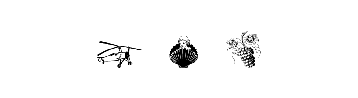 Cornucopia od Dingbats Six  Free Fonts Download