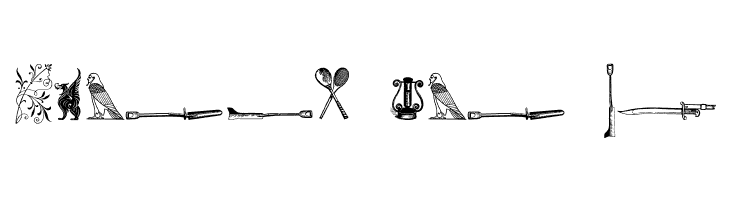 Cornucopia od Dingbats Six  Free Fonts Download