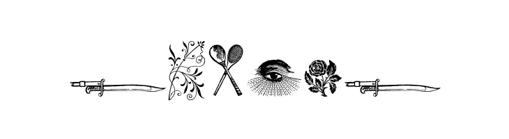 Cornucopia od Dingbats Six  Free Fonts Download