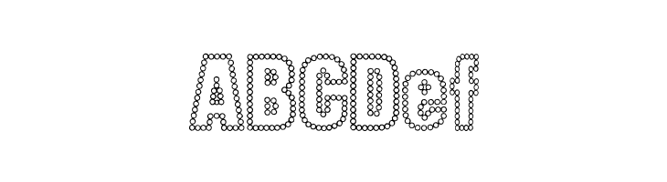 Dot Trail  Free Fonts Download