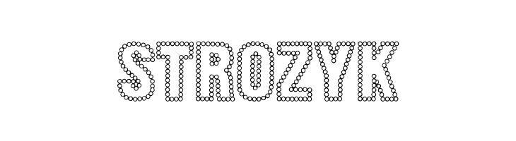 Dot Trail  Free Fonts Download