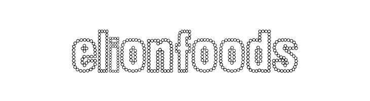 Dot Trail  Free Fonts Download