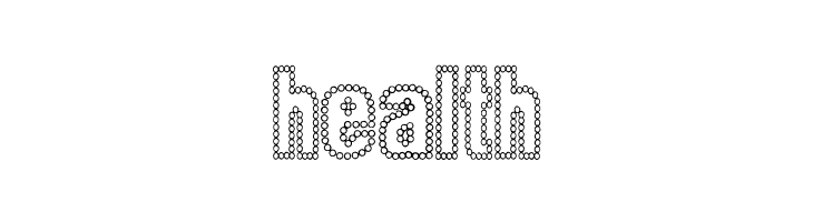 Dot Trail  Free Fonts Download