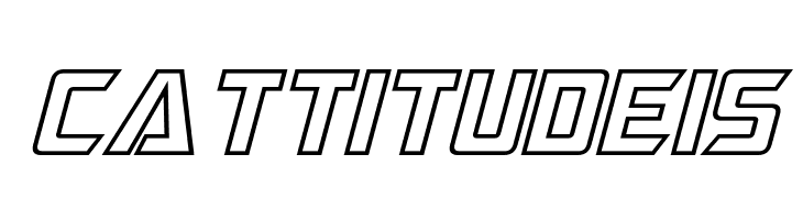 Megatron Hollow Italic  Free Fonts Download