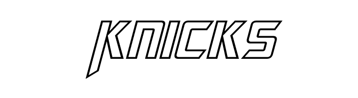 Megatron Hollow Italic  Free Fonts Download