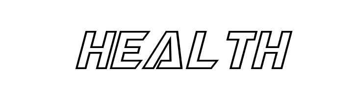 Megatron Hollow Italic  Free Fonts Download