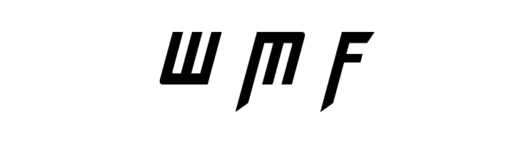Megatron Condensed Italic  Free Fonts Download