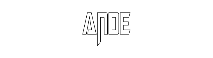 Megatron Condensed Hollow  Free Fonts Download