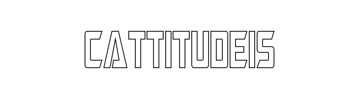 Megatron Condensed Hollow  Free Fonts Download