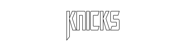 Megatron Condensed Hollow  Free Fonts Download