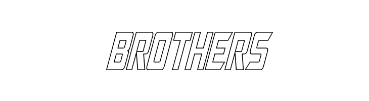 Megatron Condensed Hollow Italic  Free Fonts Download