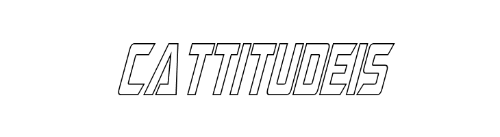 Megatron Condensed Hollow Italic  Free Fonts Download