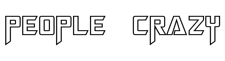 Megatron Hollow  Free Fonts Download