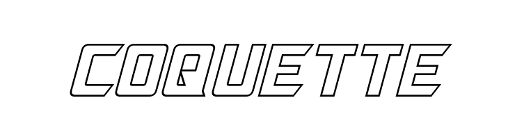 Optimus Hollow Italic  Free Fonts Download