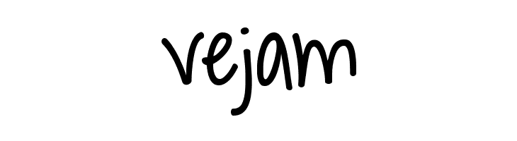 vejam KG Drops of Jupiter Font