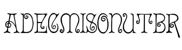 Acadian!"  Free Fonts Download