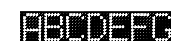 LED BOARD  Free Fonts Download