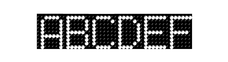 LED BOARD  Free Fonts Download