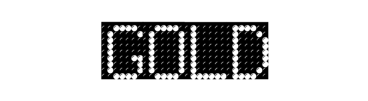 LED BOARD  Free Fonts Download