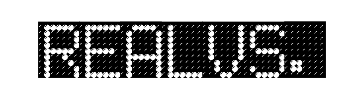 LED BOARD  Free Fonts Download